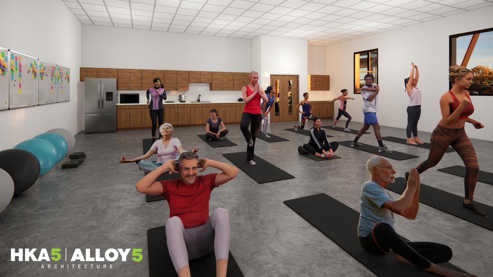 Community Room - Yoga view 02