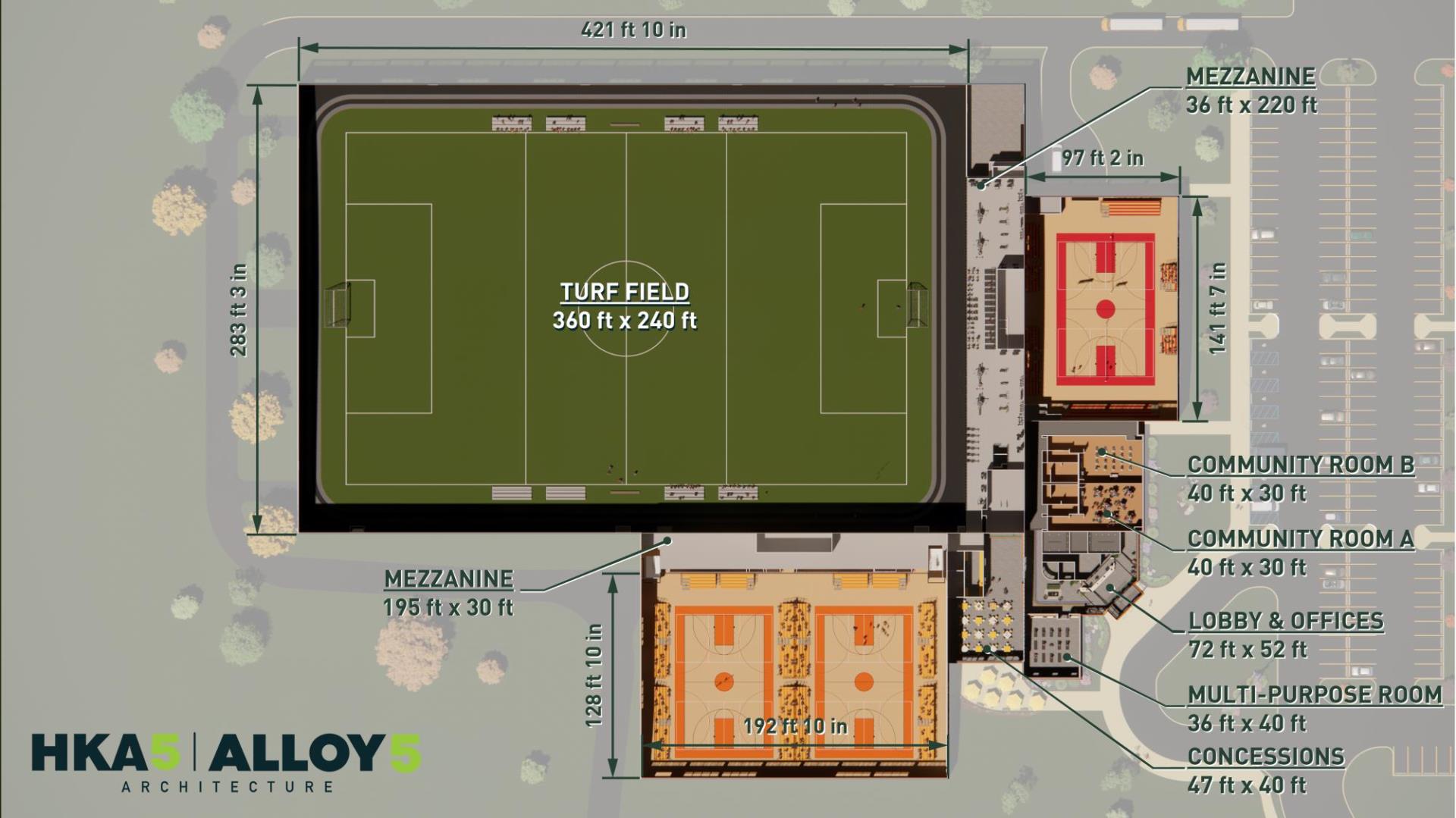 UMT_Dimensioned Site Plan