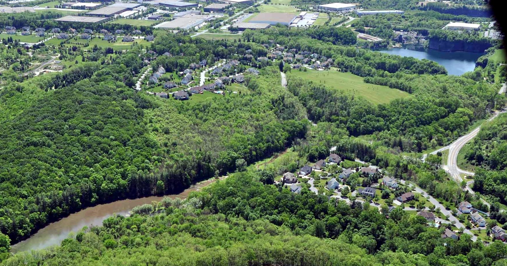 Upper Macungie township aerial