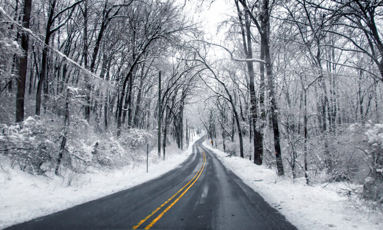 Snowy road